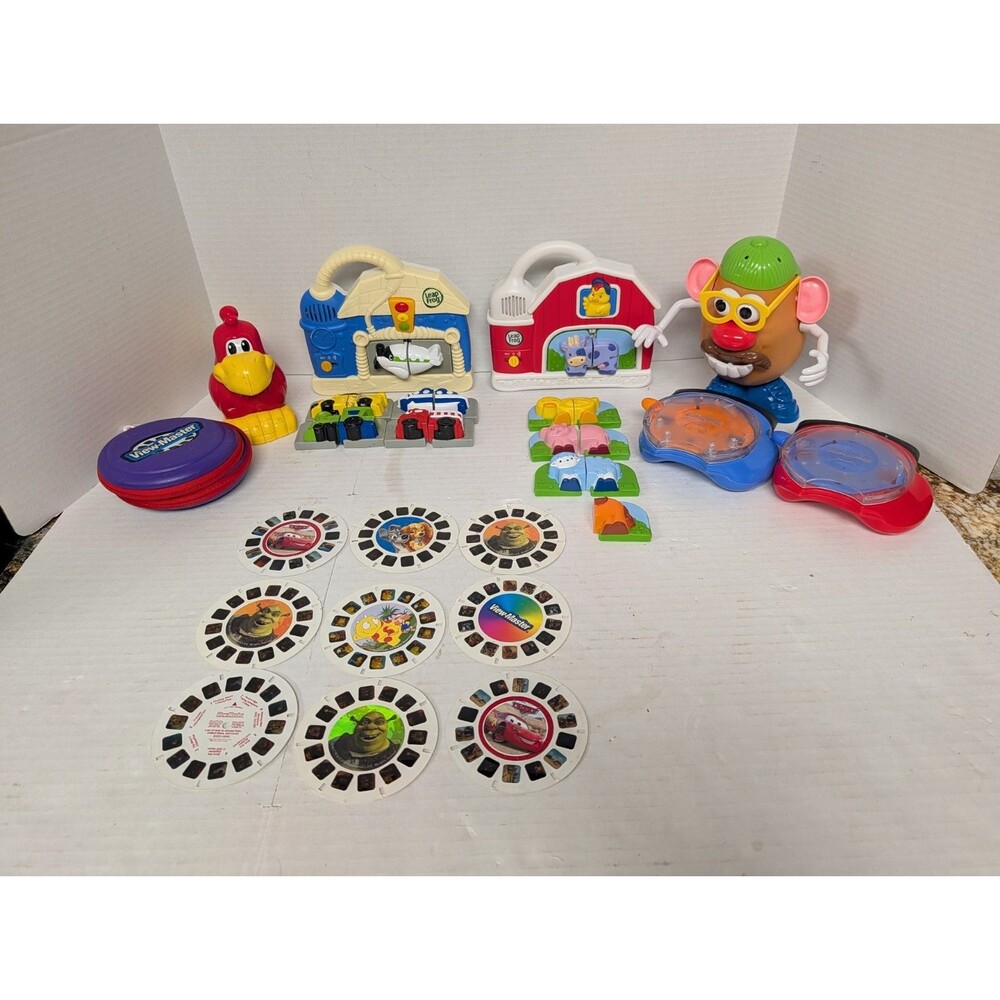 LeapFrog FRIDGE FARM Houses & Animals, View Masters & Mr. Potatoe Head,